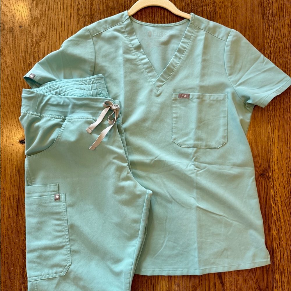 Figs Light Teal Set